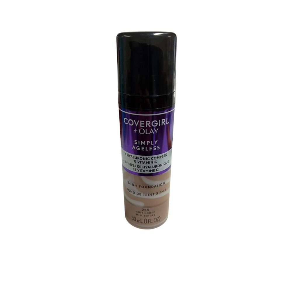 CoverGirl + Olay Simplyโ Ageless 3-in-1 Foundation 255 Soft Honey NEW